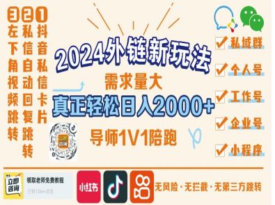 揭秘低成本高利润的抖音跳转技术轻松日入2000+