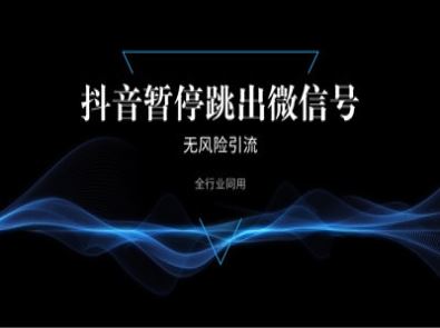 外面割399的dy作品暂停跳出vx号教程！